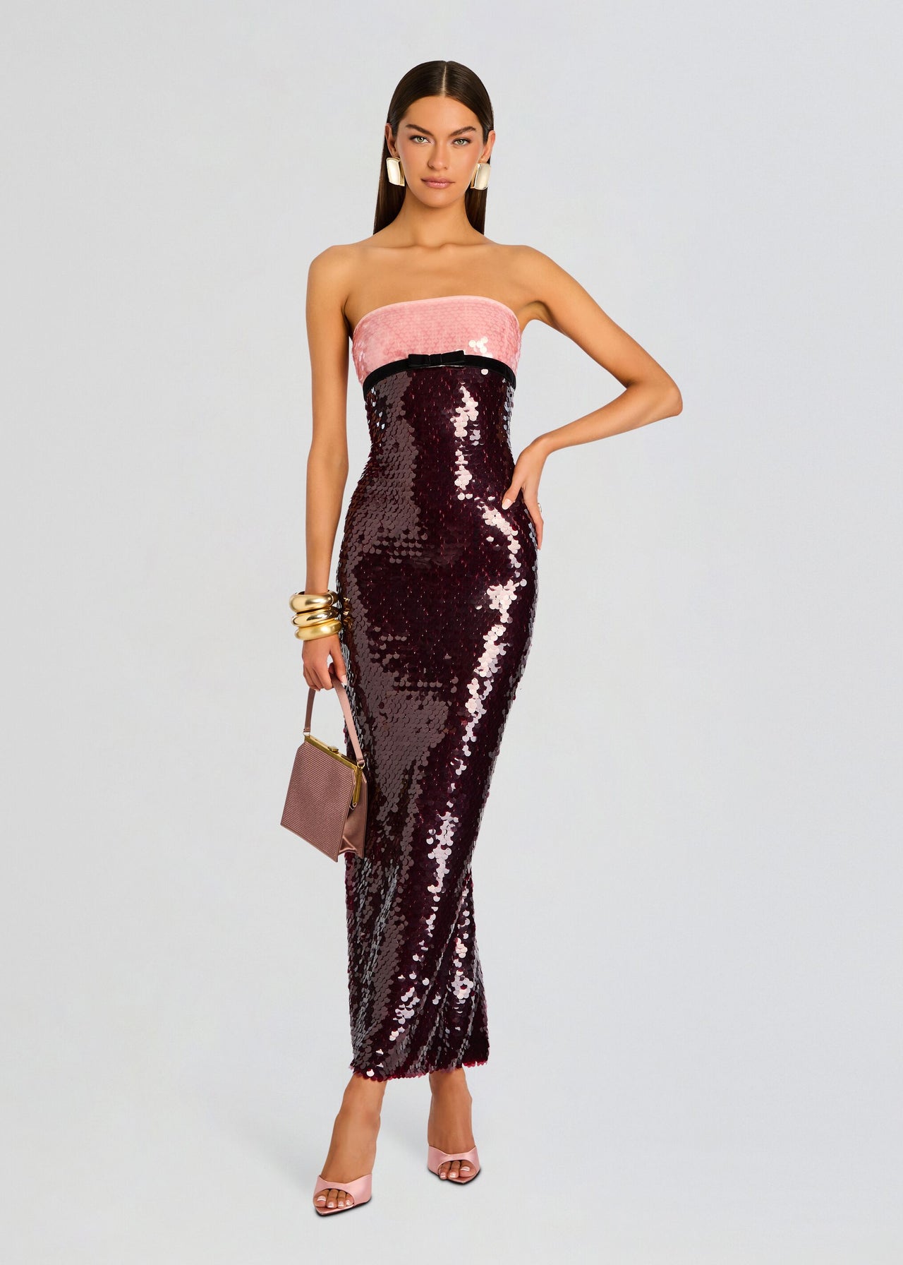 retroféte Women's Lirael Sequin Dress - White retroféte Women's Lirael Sequin Dress - White