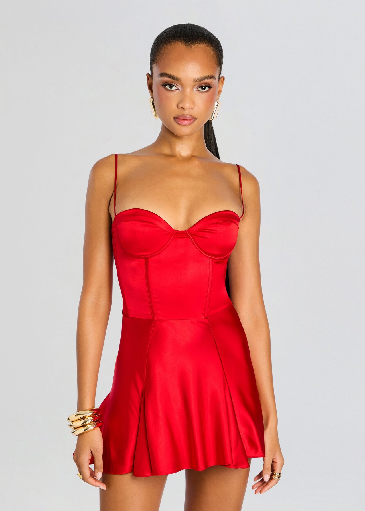 retrofete red dress retrofete Rosalia Dress in Red