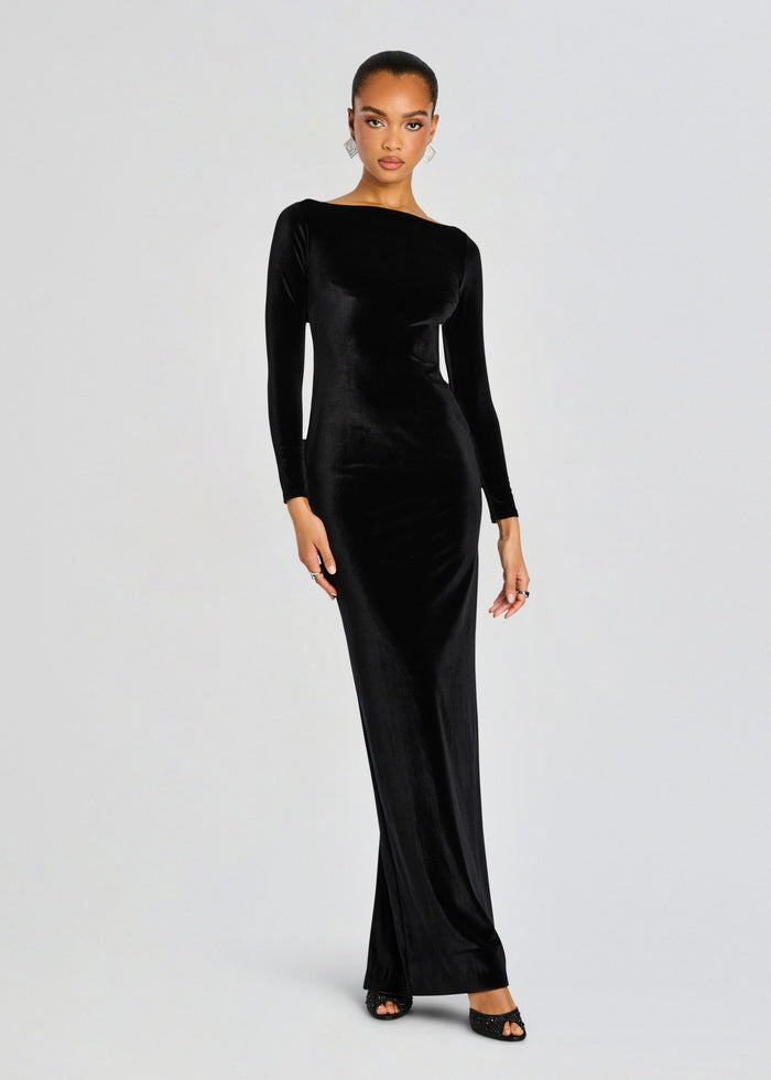 Taegan Velvet Dress media 3 of 5