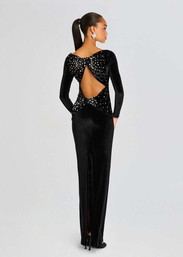 Taegan Velvet Dress media 1 of 5