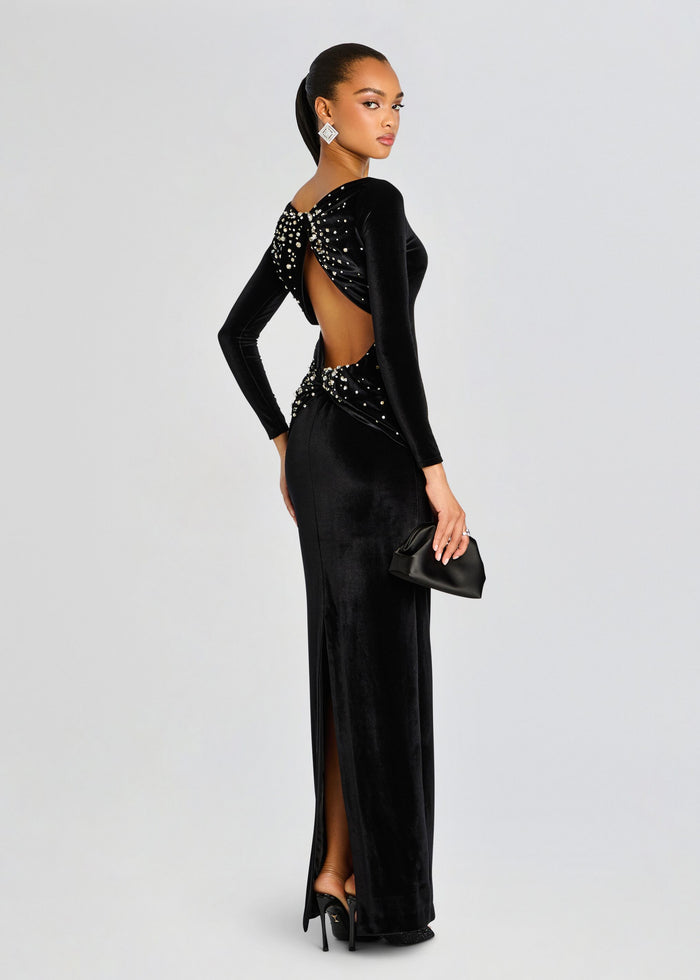 Taegan Velvet Dress media 1 of 5