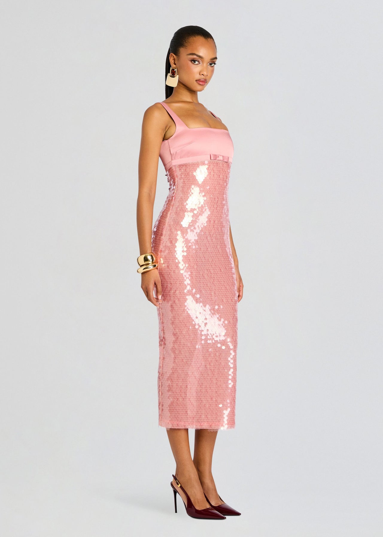strapless open back dress Yvaine Sequin Dress – Retrofete