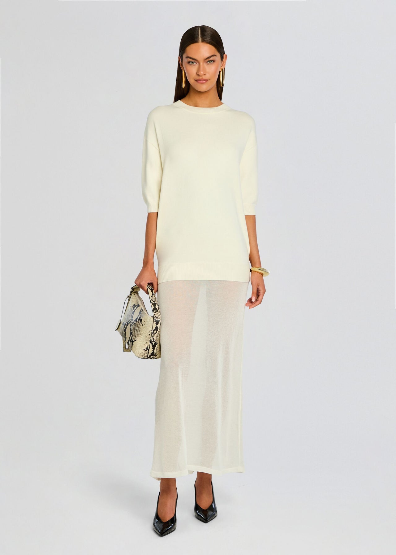 Seroya Arwen Maxi Dress - Eggshell Seroya Arwen Maxi Dress - Eggshell