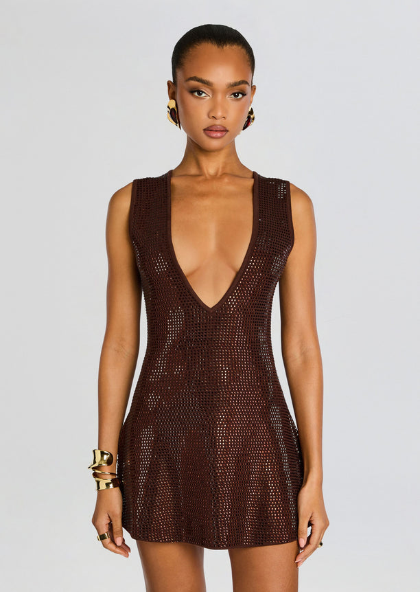 Bastet Embellished Dress