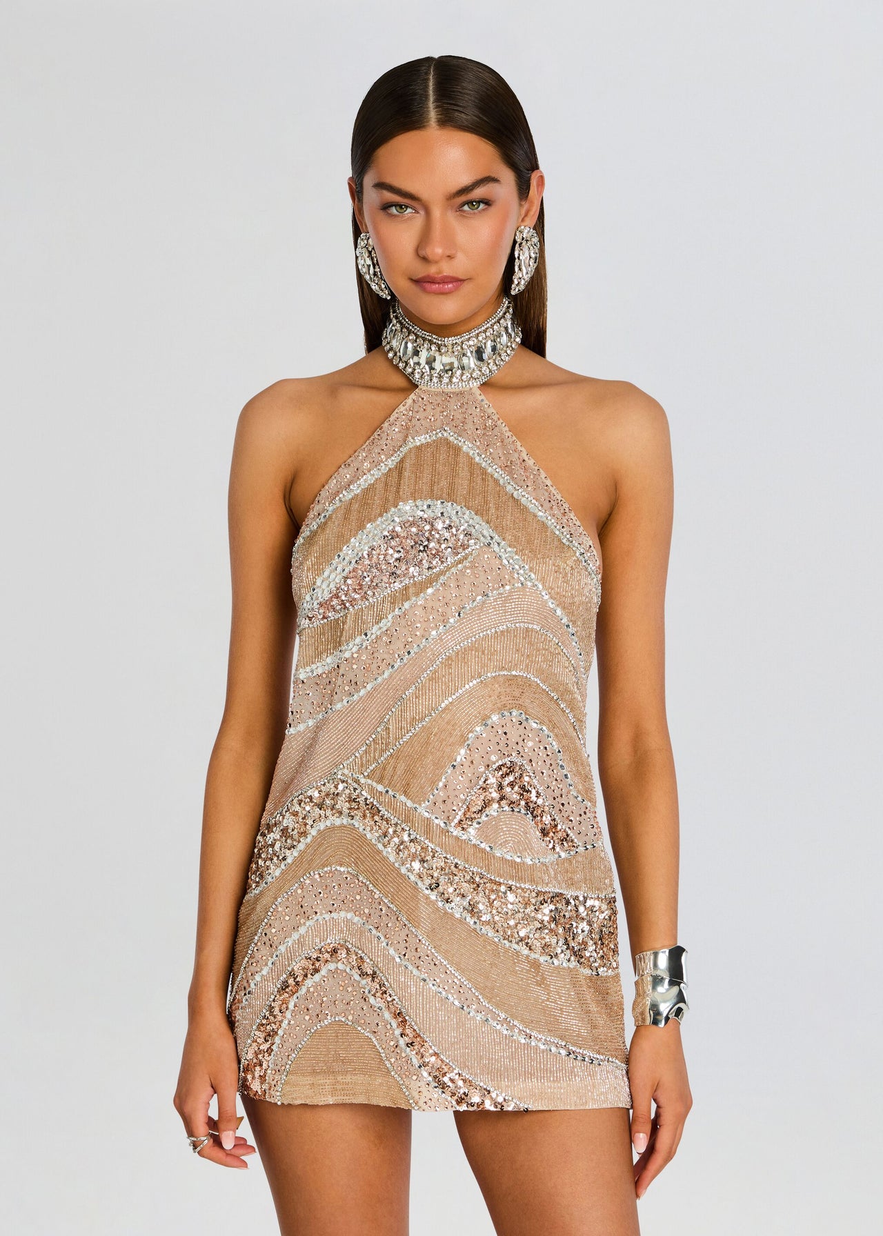 Buffie Embroidered Dress  Retrofete
