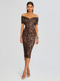 Gianina Mesh Midi Dress thumbnail media 1 of 5
