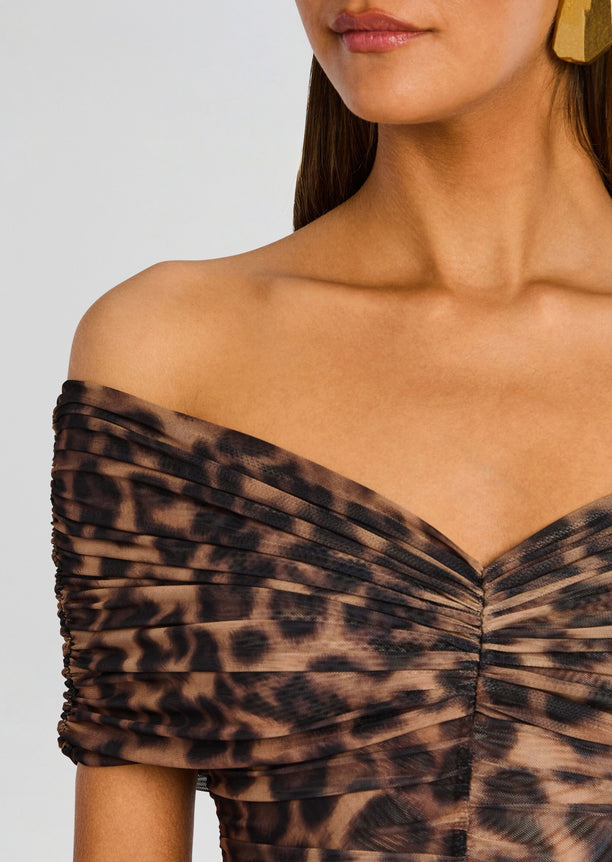 Gianina Mesh Midi Dress