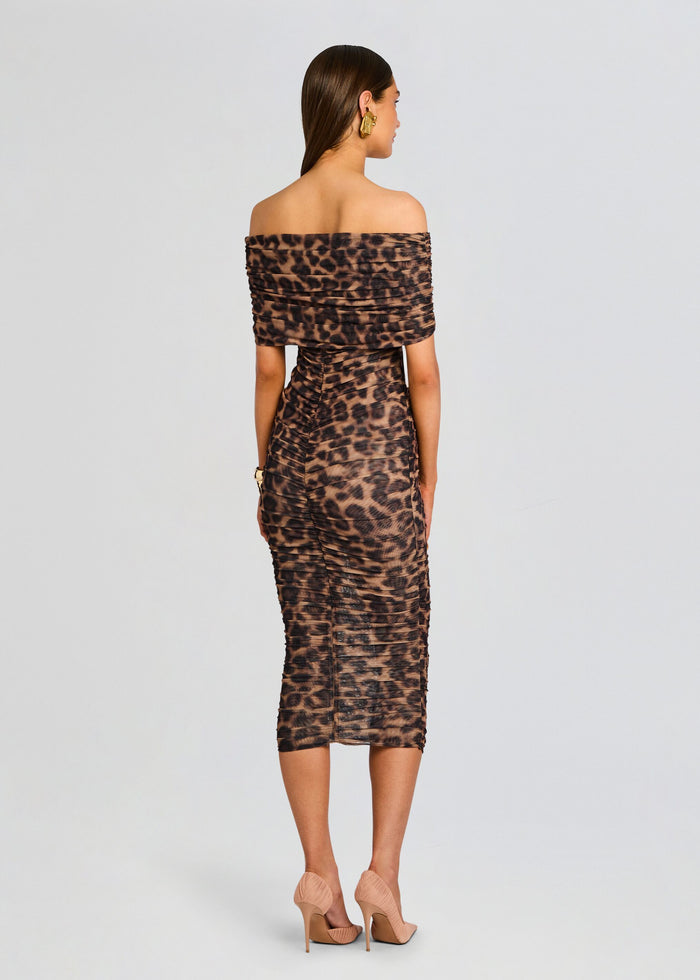 Gianina Mesh Midi Dress media 4 of 5