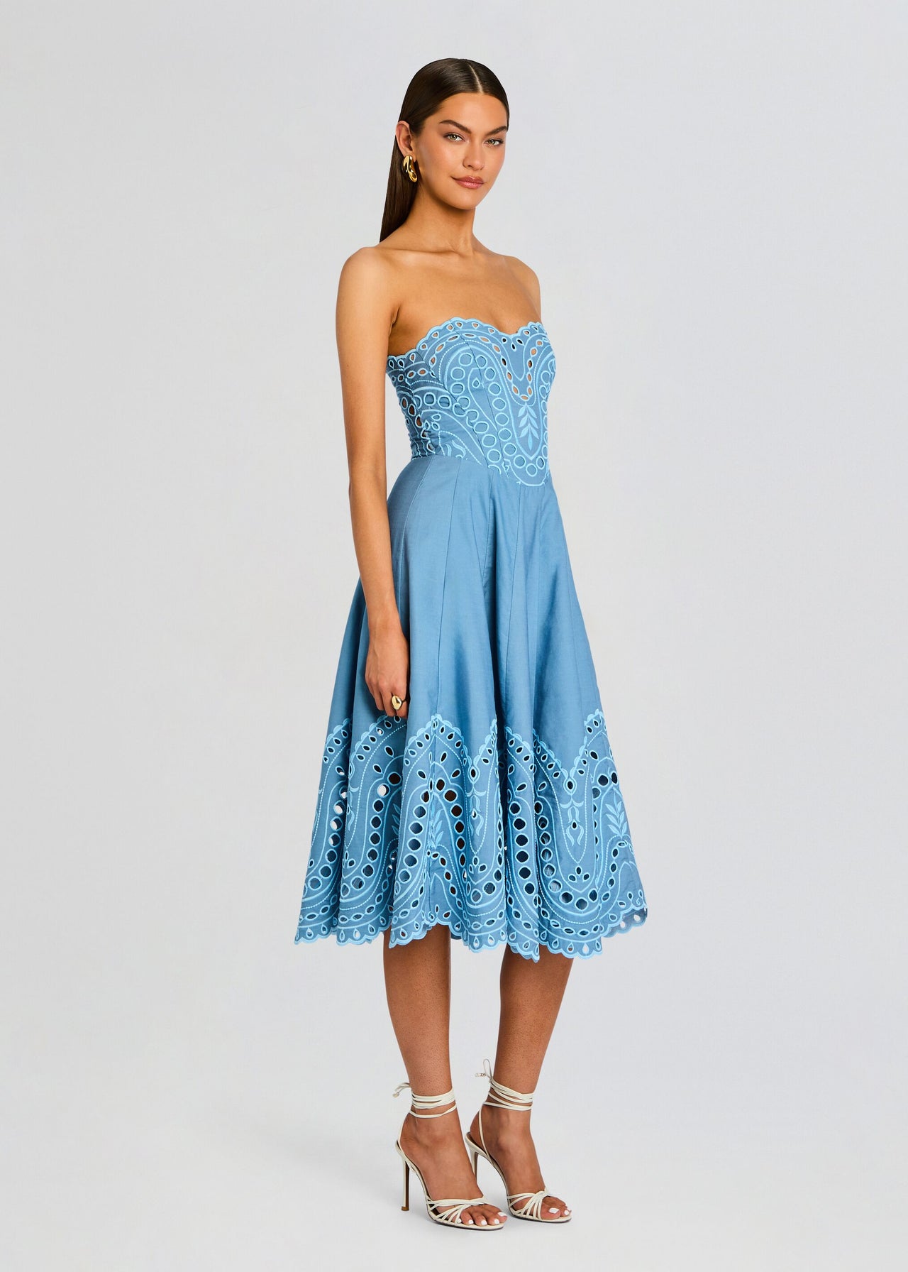 La Renta Blue Dress Oscar De Cocktail Dresses Neiman Marcus Oscar De La Renta Strapless Scalloped La Renta Blue Dress Oscar De Cocktail Dresses Neiman Marcus Oscar De La Renta Strapless Scalloped
