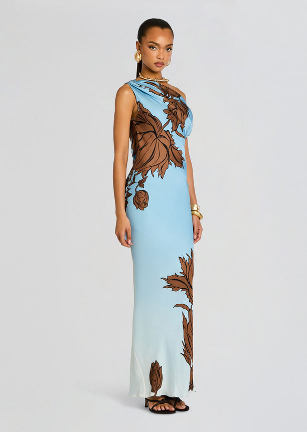 Cady One Shoulder Maxi Dress