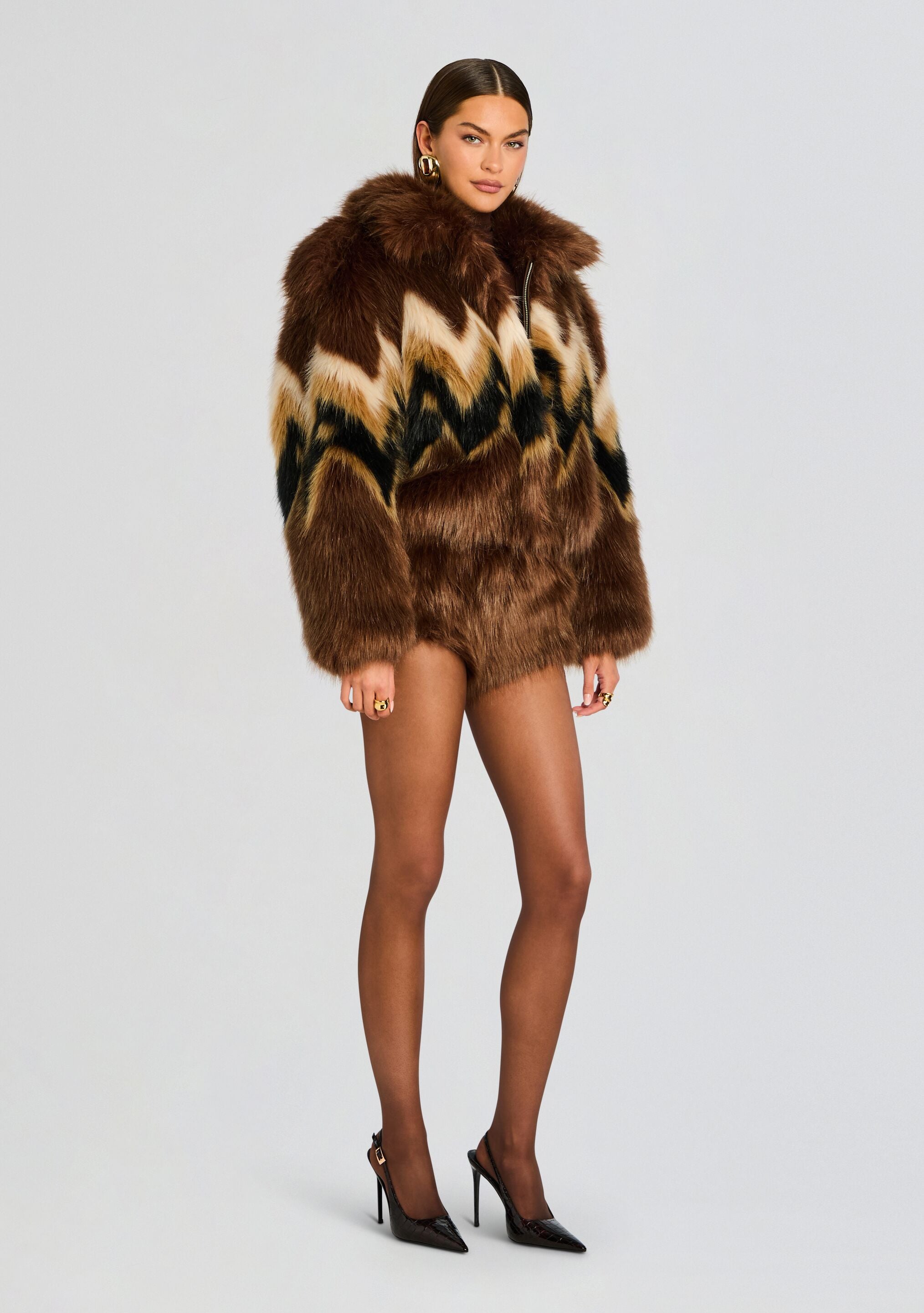 Arista Faux Fur Short – Retrofete