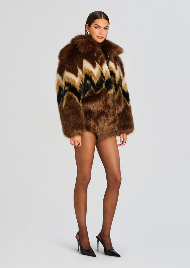 Ismay Faux Fur Bomber