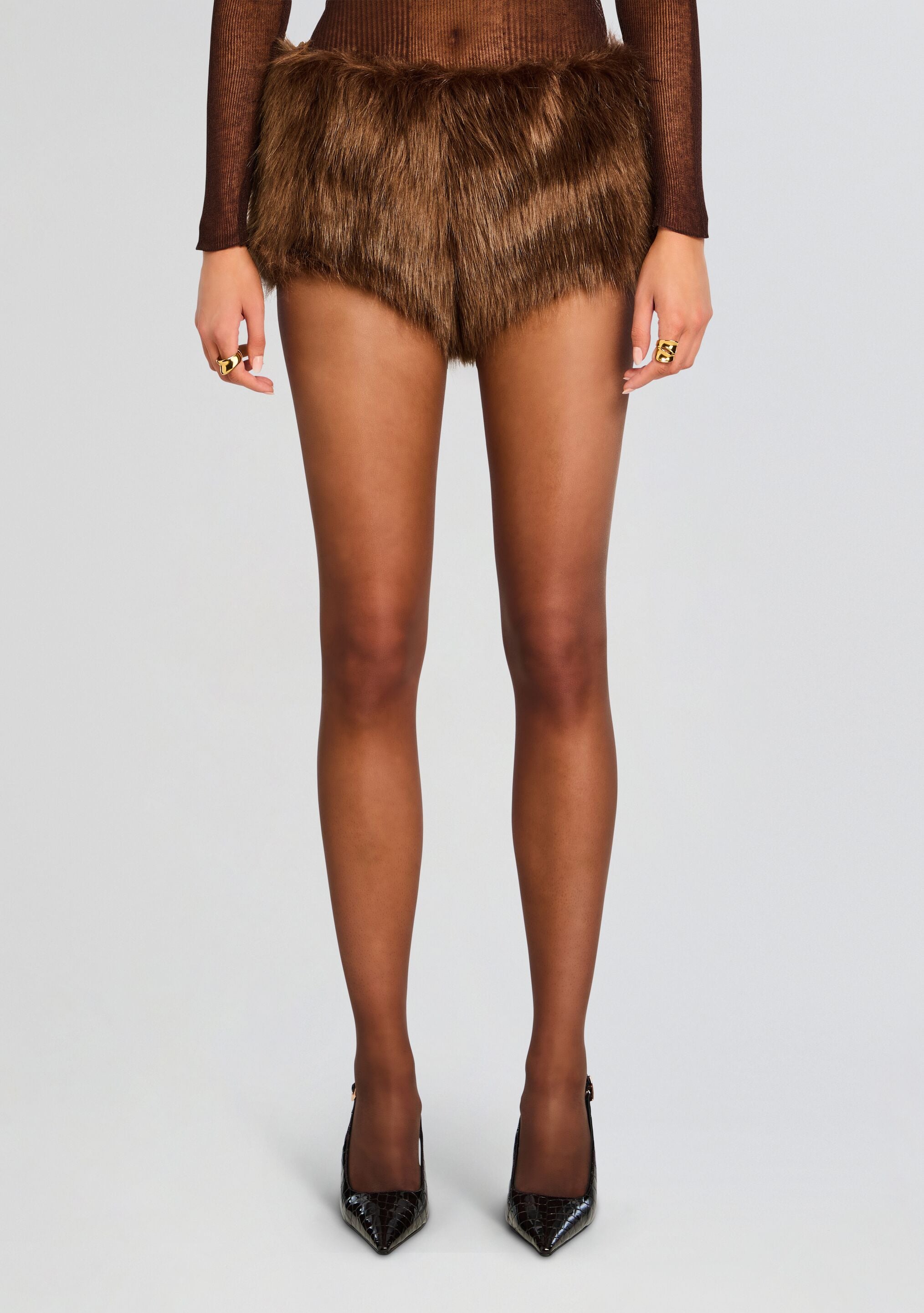 Arista Faux Fur Short – Retrofete