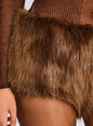 Arista Faux Fur Shorts thumbnail media 2 of 5