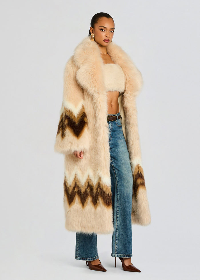 Magali  Faux Fur Coat media 3 of 6