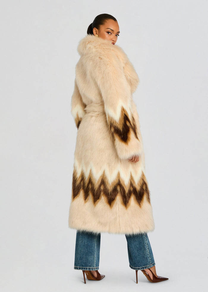 Magali  Faux Fur Coat media 4 of 6