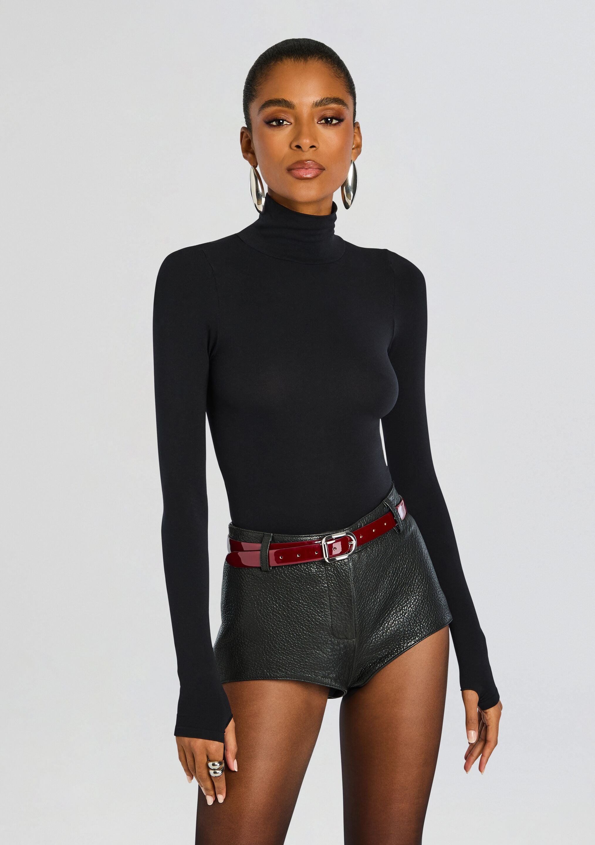 トップス house on the hill 70 Bodysuit (Ballet) Ballet Turtleneck Bodysuit – Retrofete