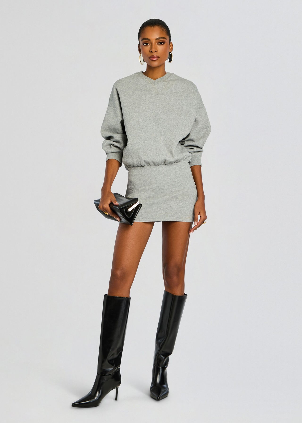 Ser.O.Ya Women's Dionne Mini Dress - Gray