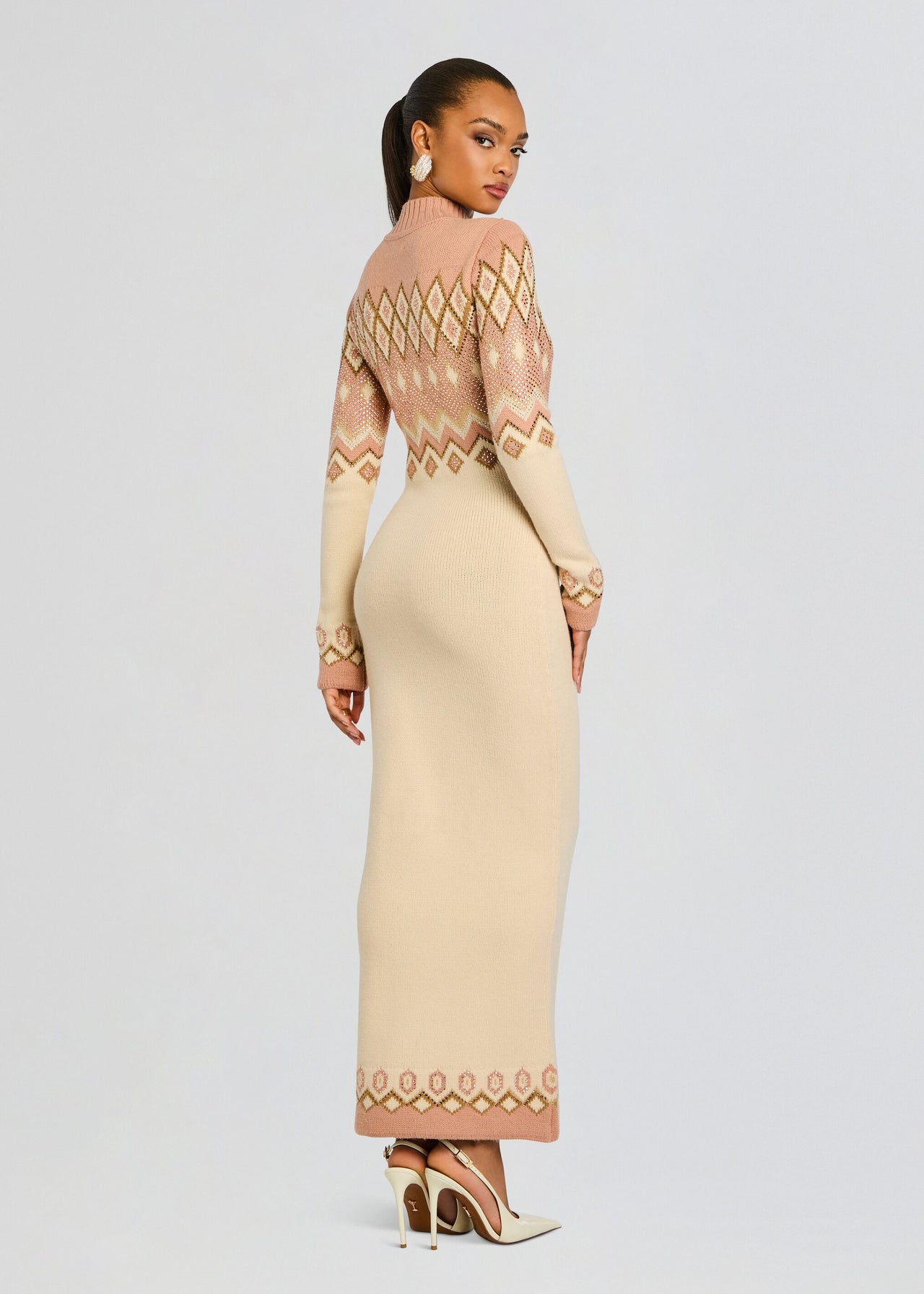 retroféte Women's Eagle Knit Dress - White