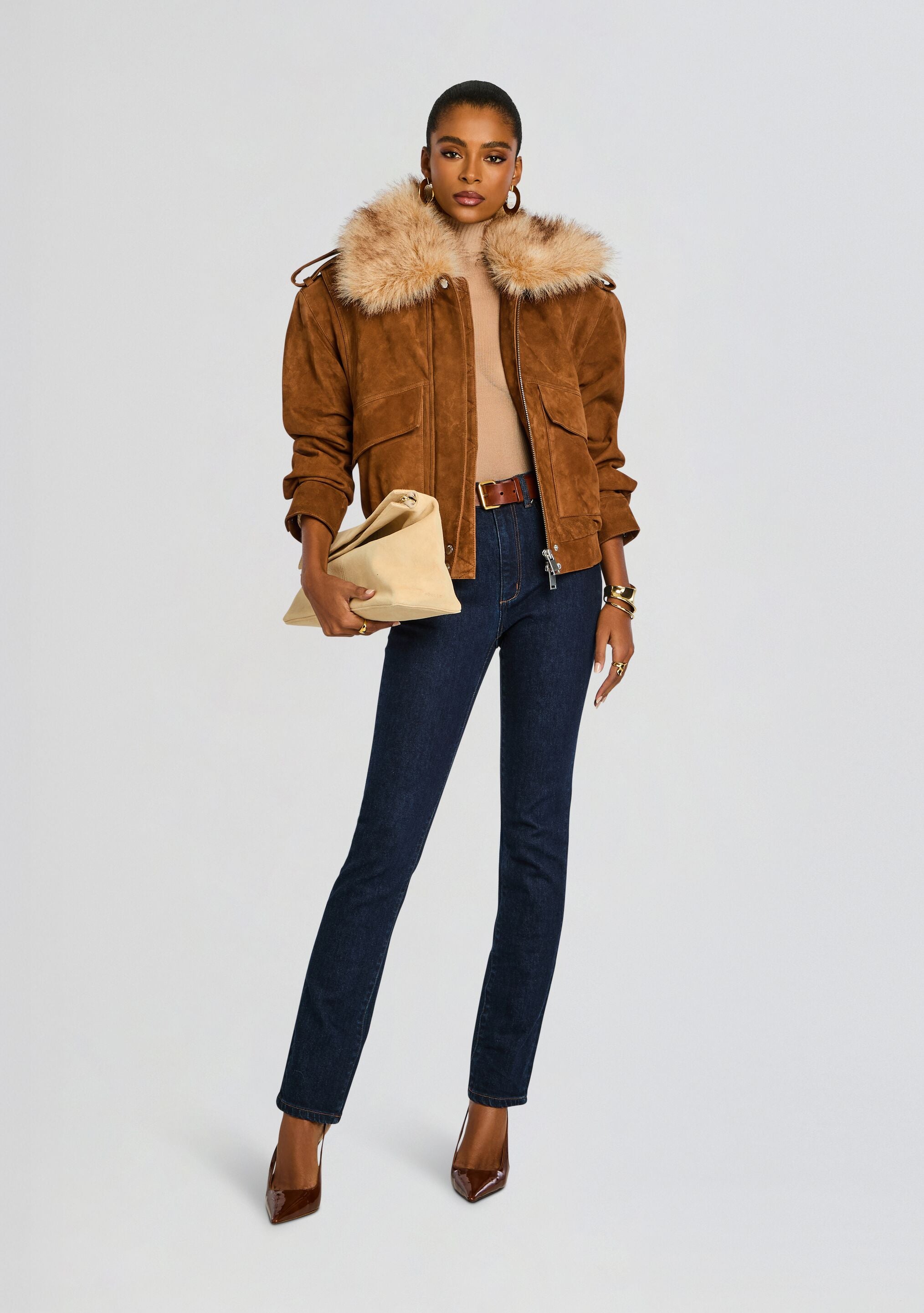 Erynn Suede Jacket – Retrofete