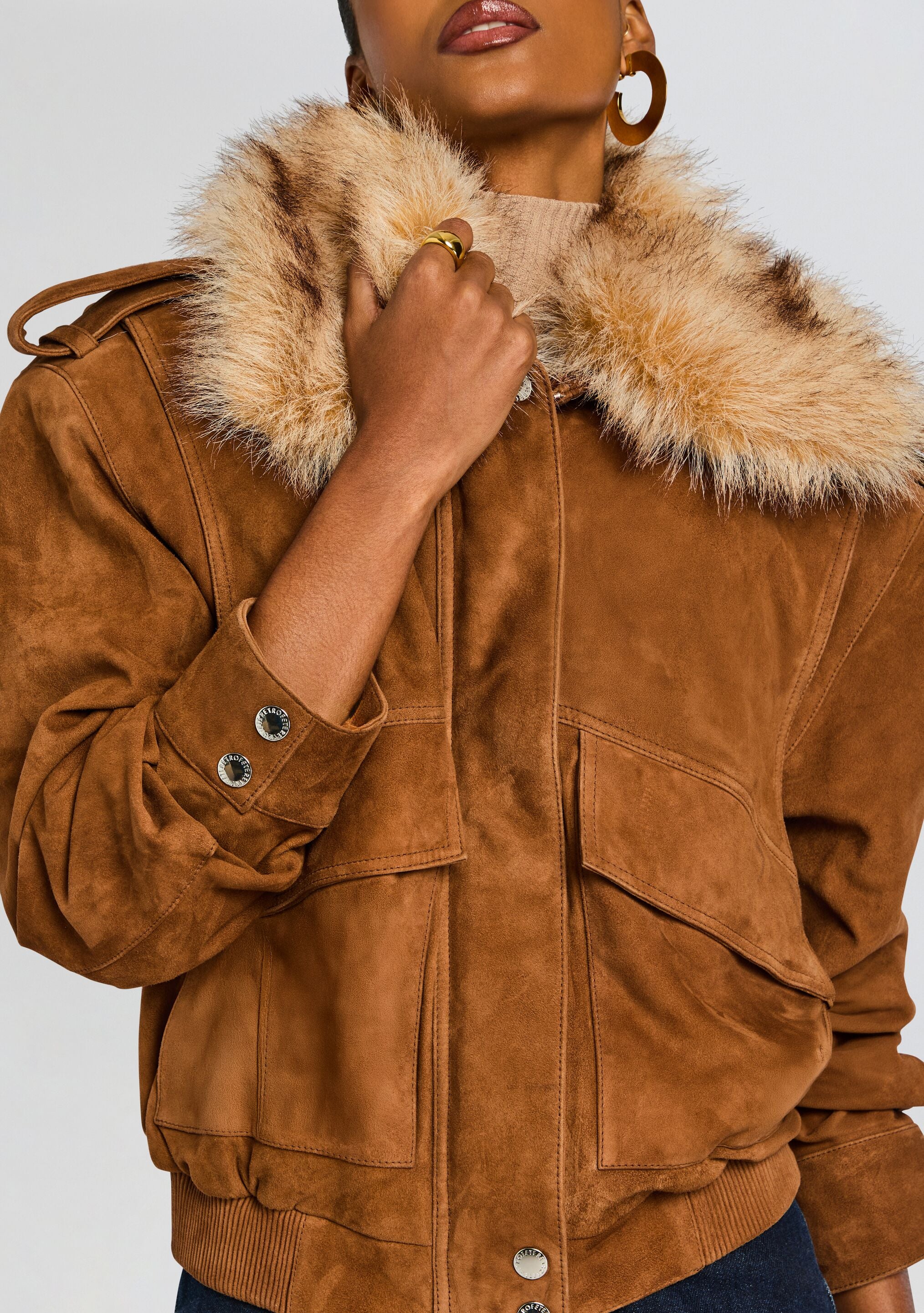 Erynn Suede Jacket – Retrofete