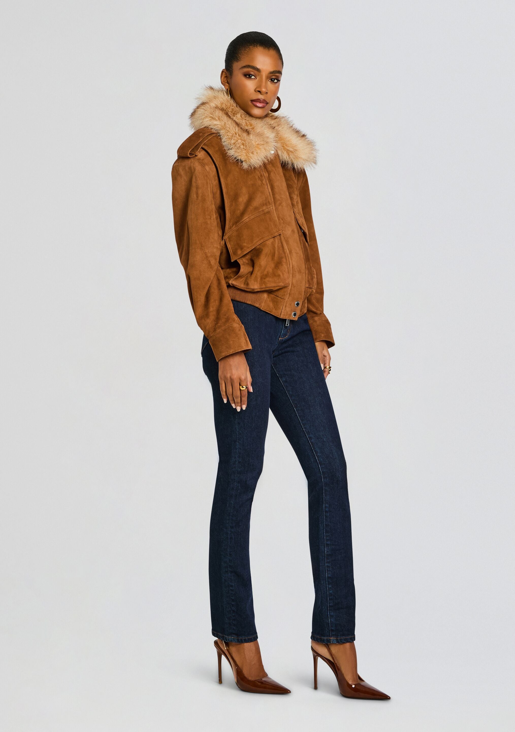 Erynn Suede Jacket – Retrofete