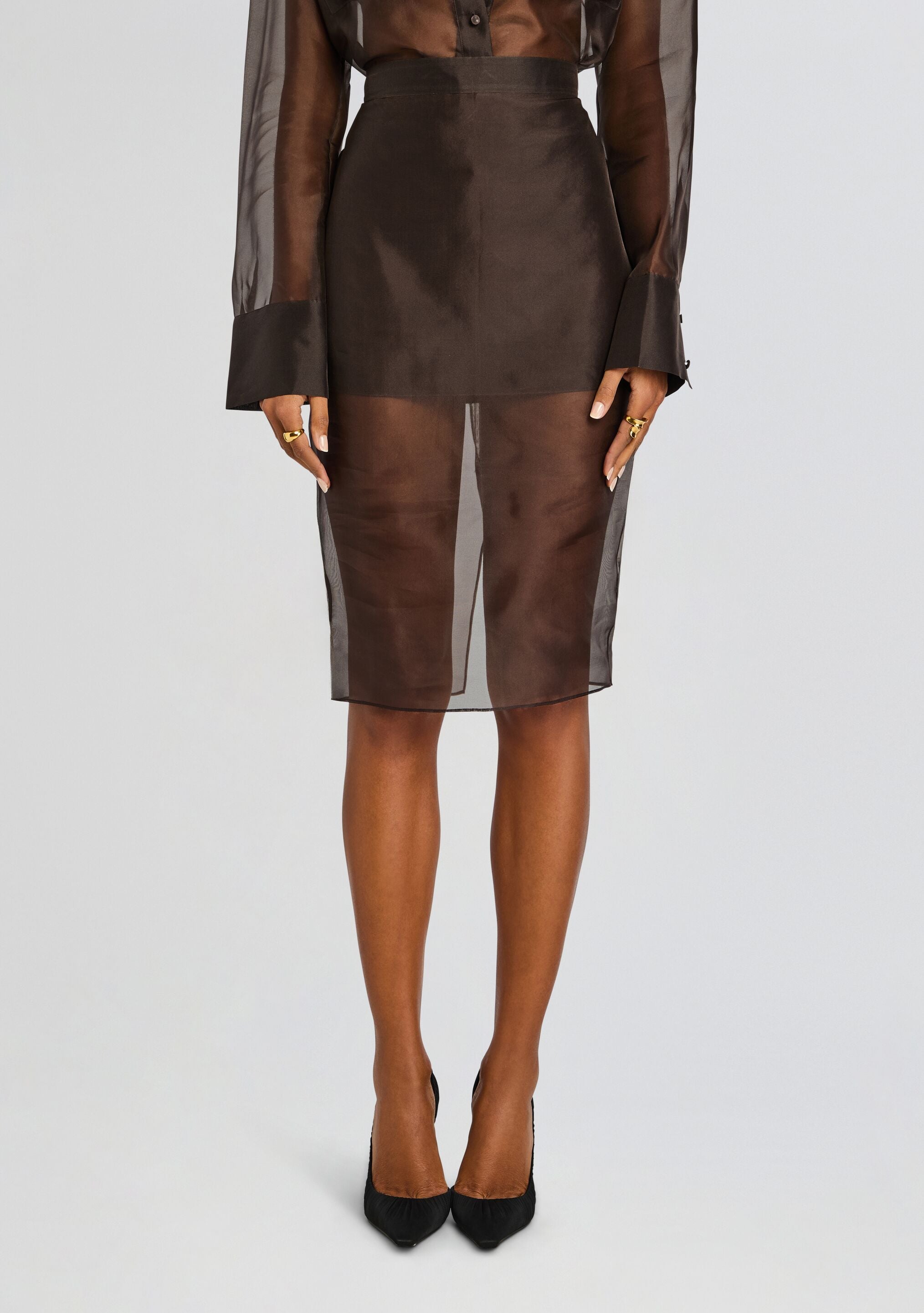 Elda Silk Midi Skirt – Retrofete Elda Silk Midi Skirt – Retrofete