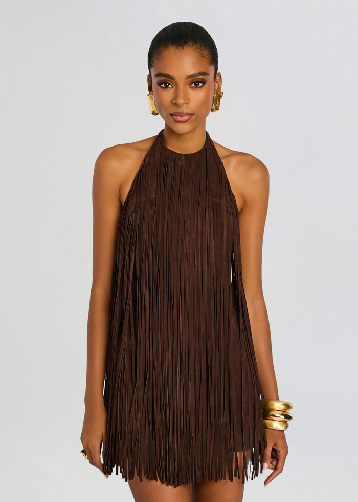 Laykha Suede Leather Dress media 5 of 5
