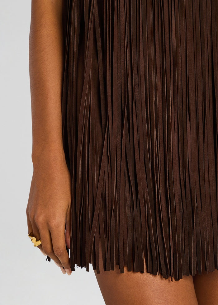 Laykha Suede Leather Dress media 2 of 5