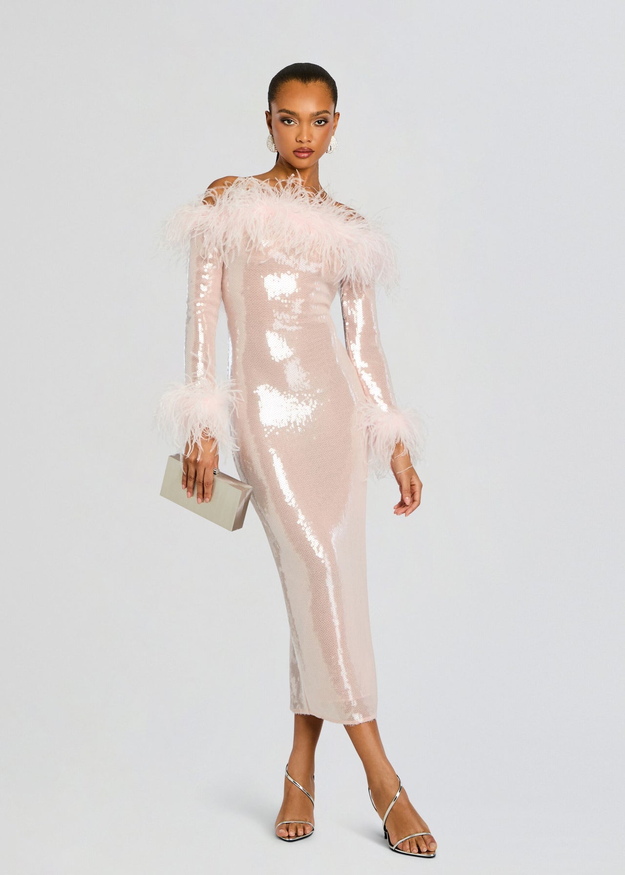 Retrofete Petal Dress in Rose