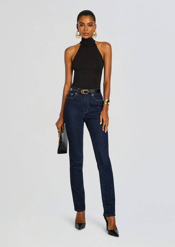 Bamboo High Neck Bodysuit