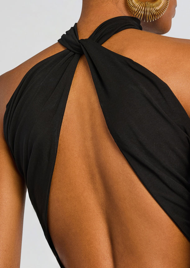 Bamboo High Neck Bodysuit