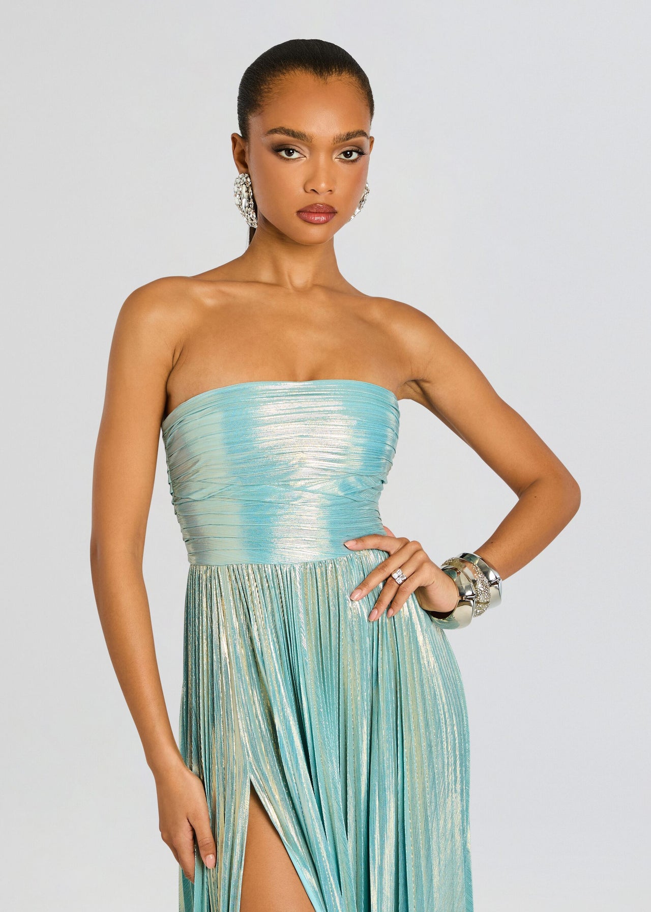 Retrofete Sevyn Dress in Baby Blue