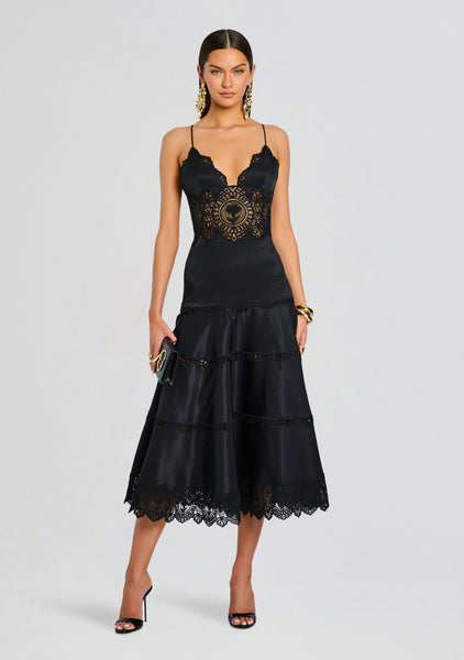 white christmas dresses Retrofete Leilani Dress in Black