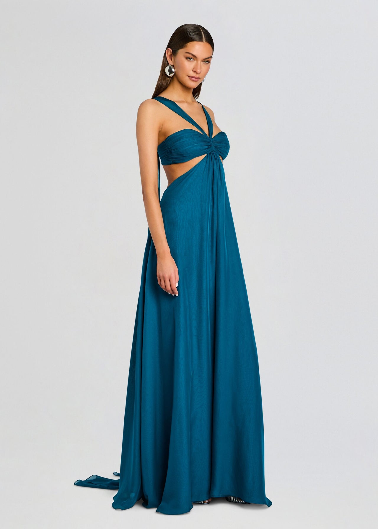 sachin and babi light blue dress Meira Chiffon Dress – Retrofete