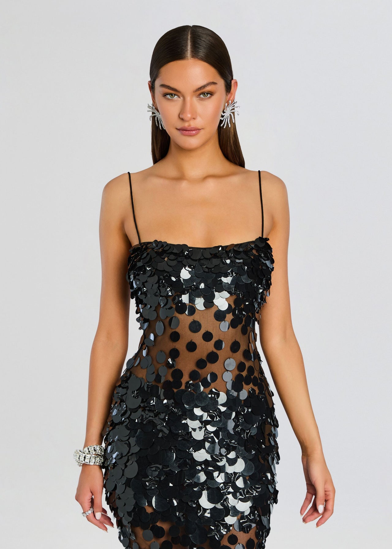mischa sequin dress retrofte retrofte Women's Mischa Sequin Dress - Black