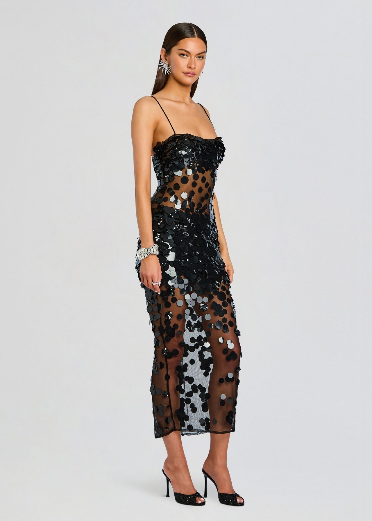 mischa sequin dress retrofte retrofte Women's Mischa Sequin Dress - Black