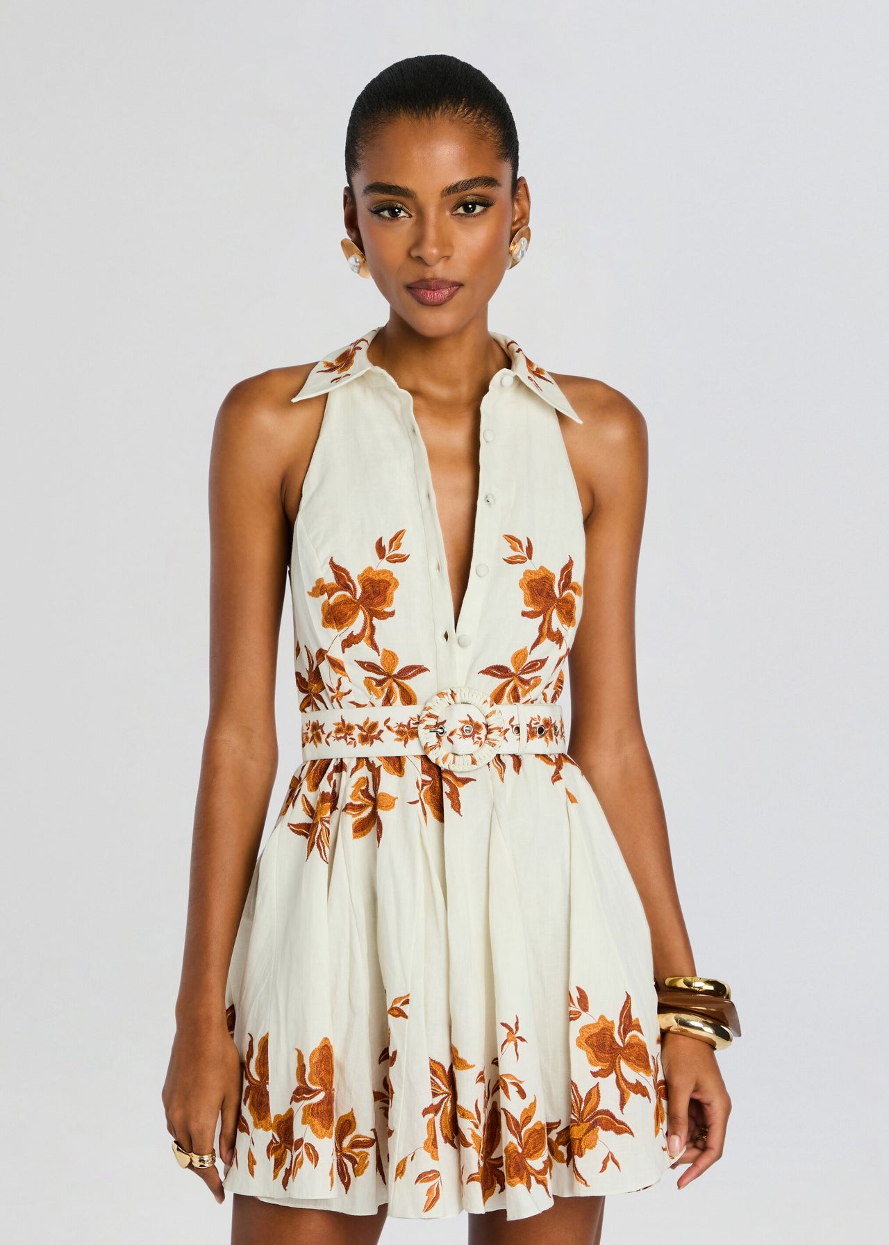ethereal buckle mini dress Lioness Ethereal Buckle Mini Dress