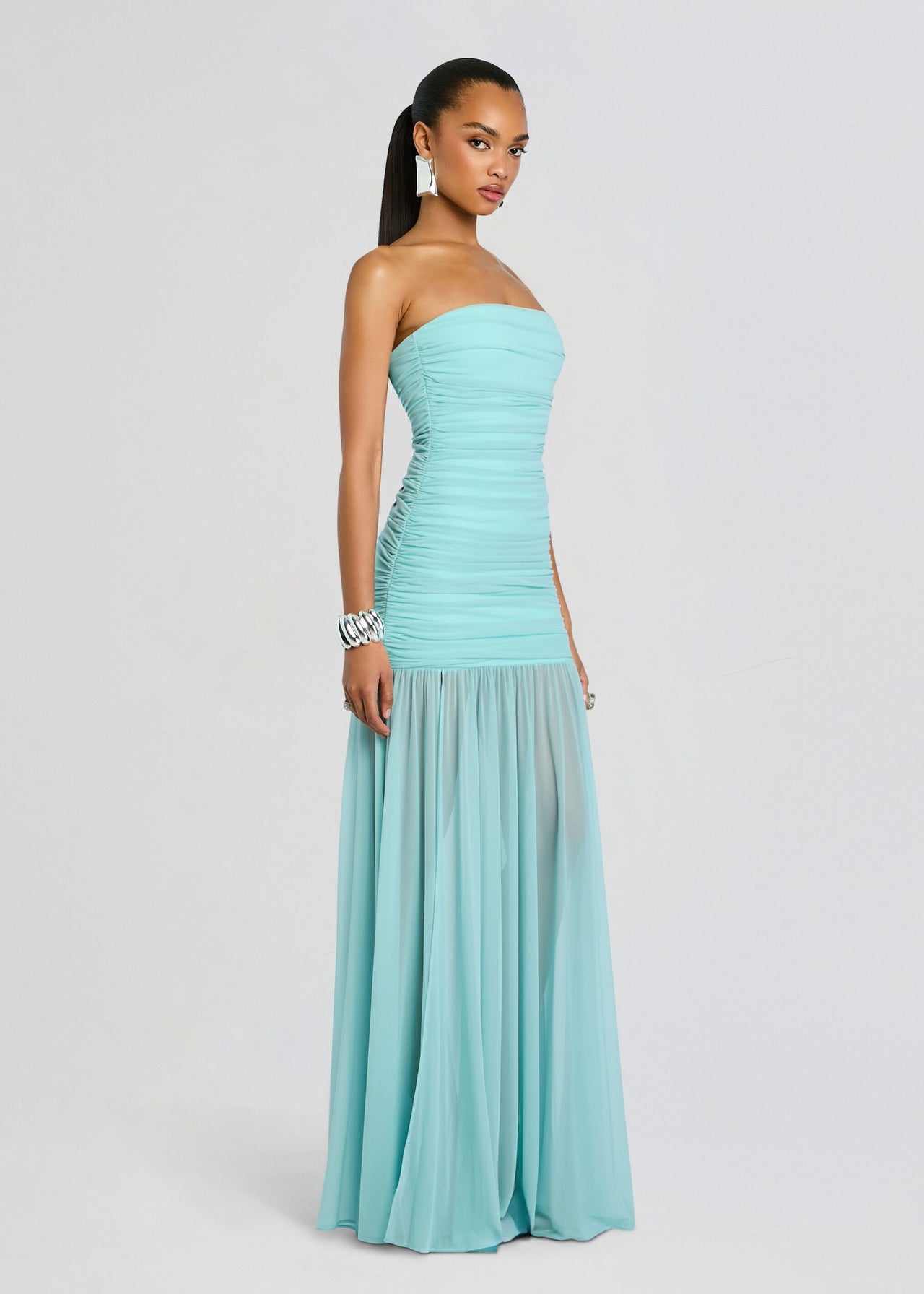 retrofete Adele Dress in Baby Blue
