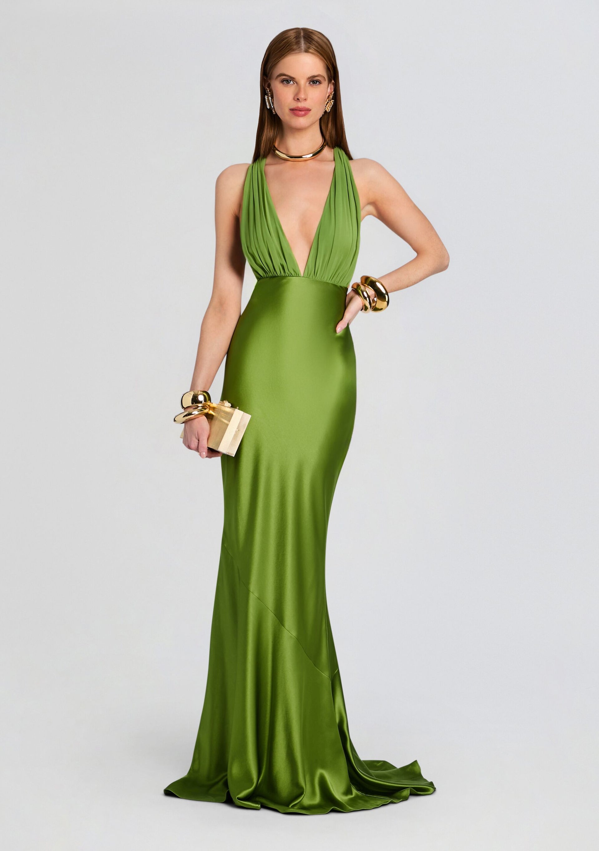 retrofete Fig Dress in Green