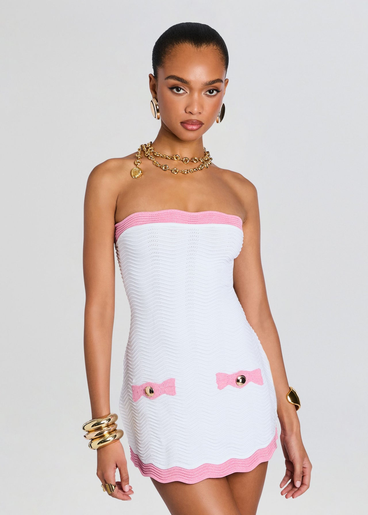 Mirelda Rib Knit Dress – Retrofete