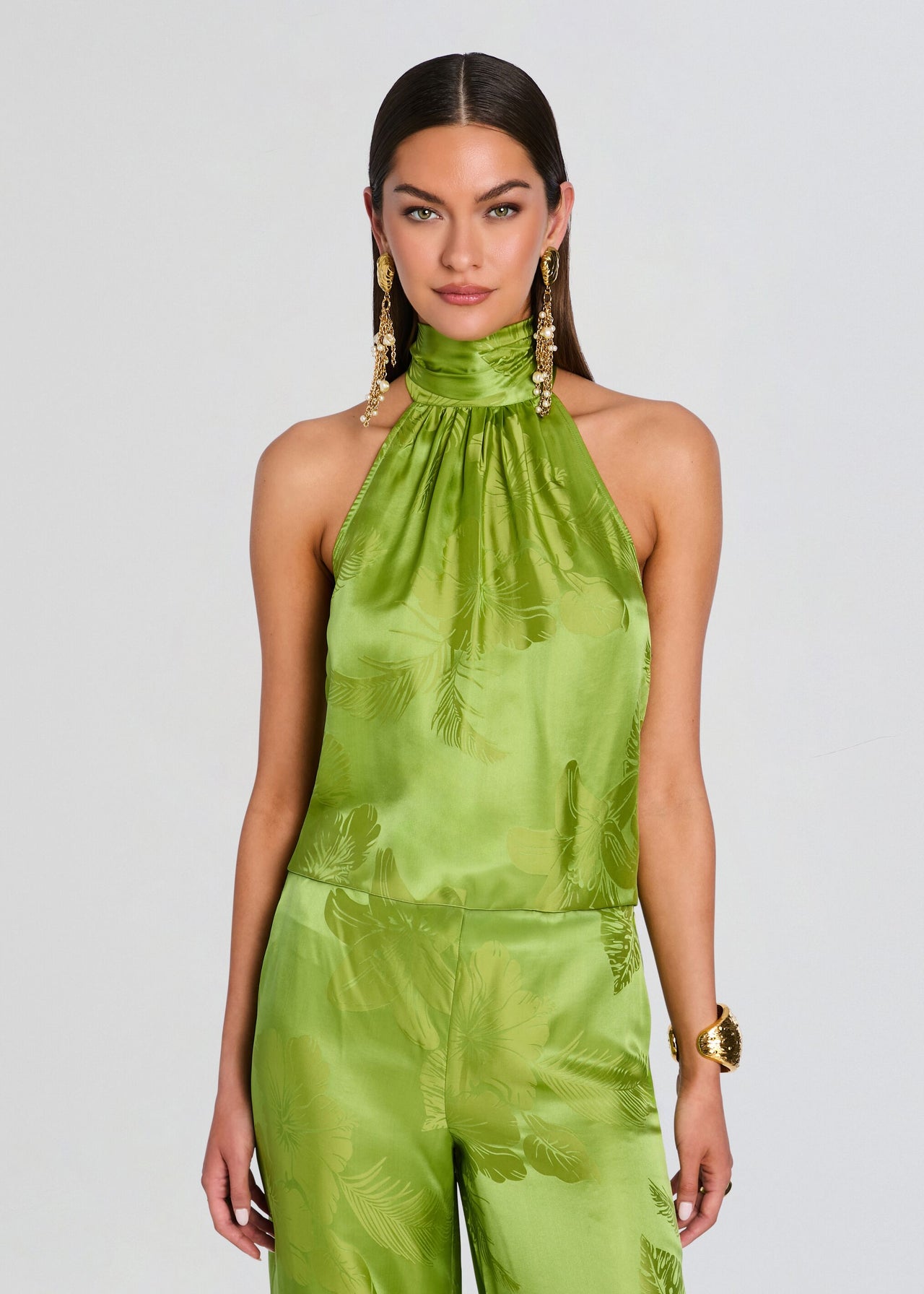 retrofete Martana Top in Green - size XXS