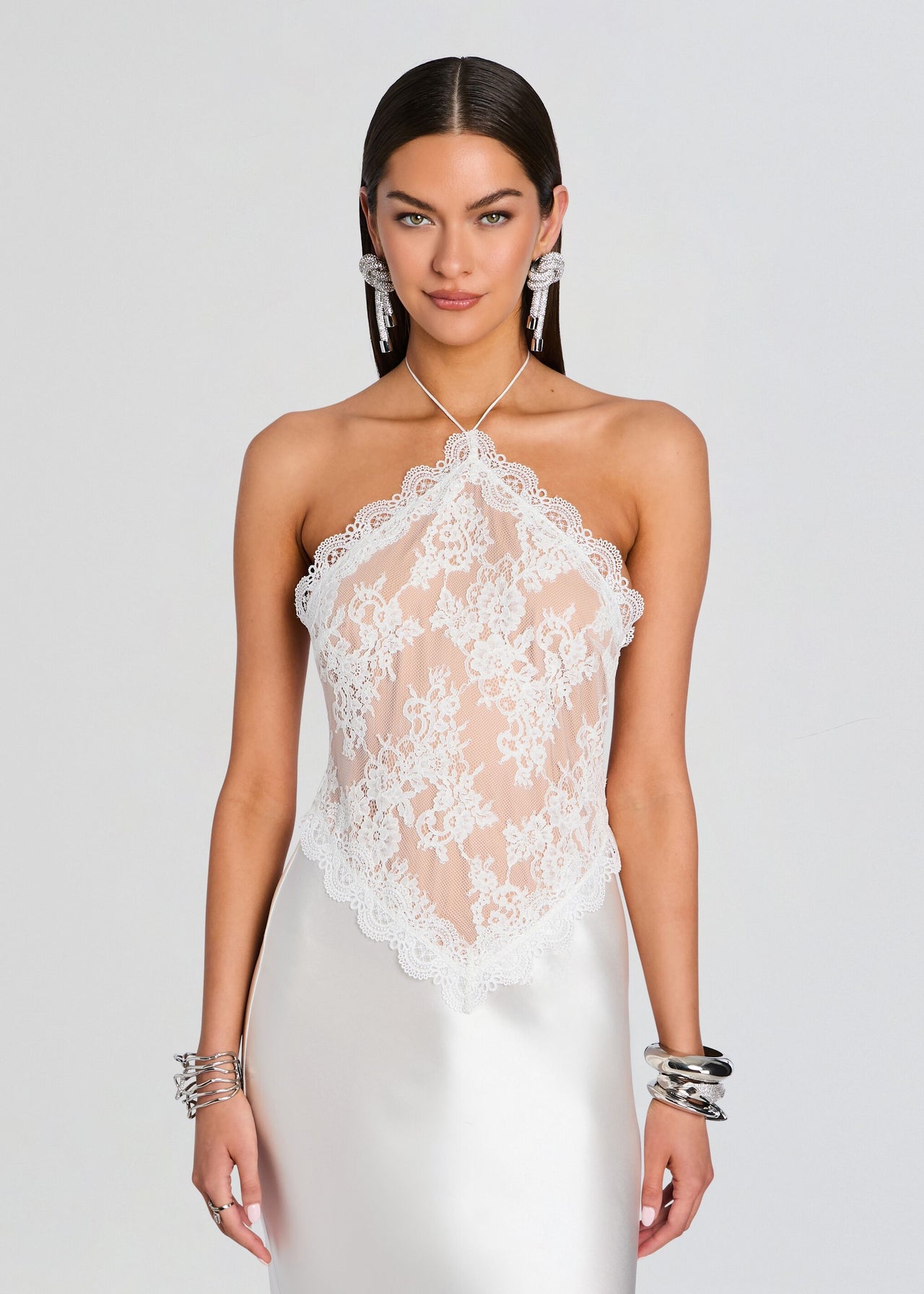chinese dress ladies Senara Lace Dress – Retrofete main image 0