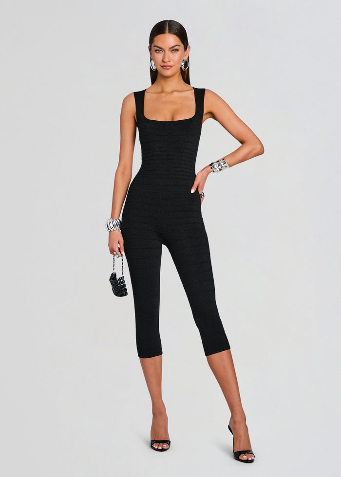 Leana Bandage Knit Jumpsuit media 1 of 6