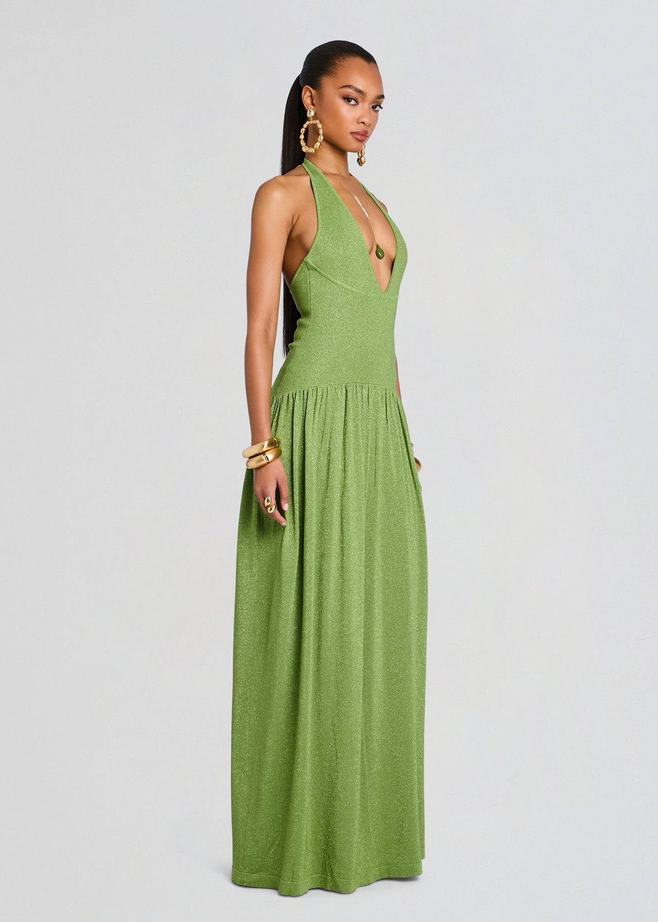 Retrofete Marcelle Dress in Green - Size XS Retrofete Marcelle Dress in Green - Size XS