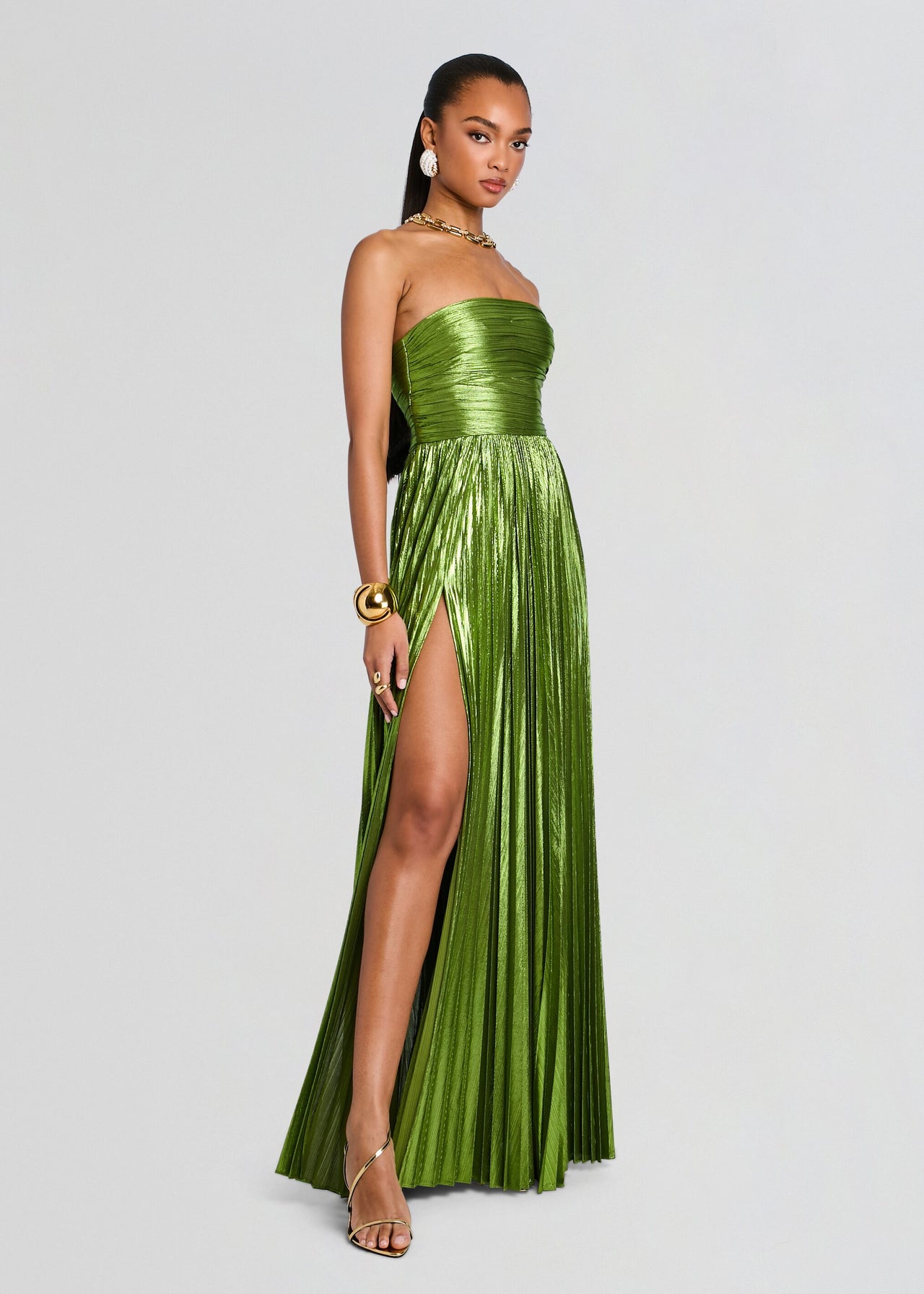 retrofete Sevyn Maxi Dress in Green - size XS retrofete Sevyn Maxi Dress in Green - size XS
