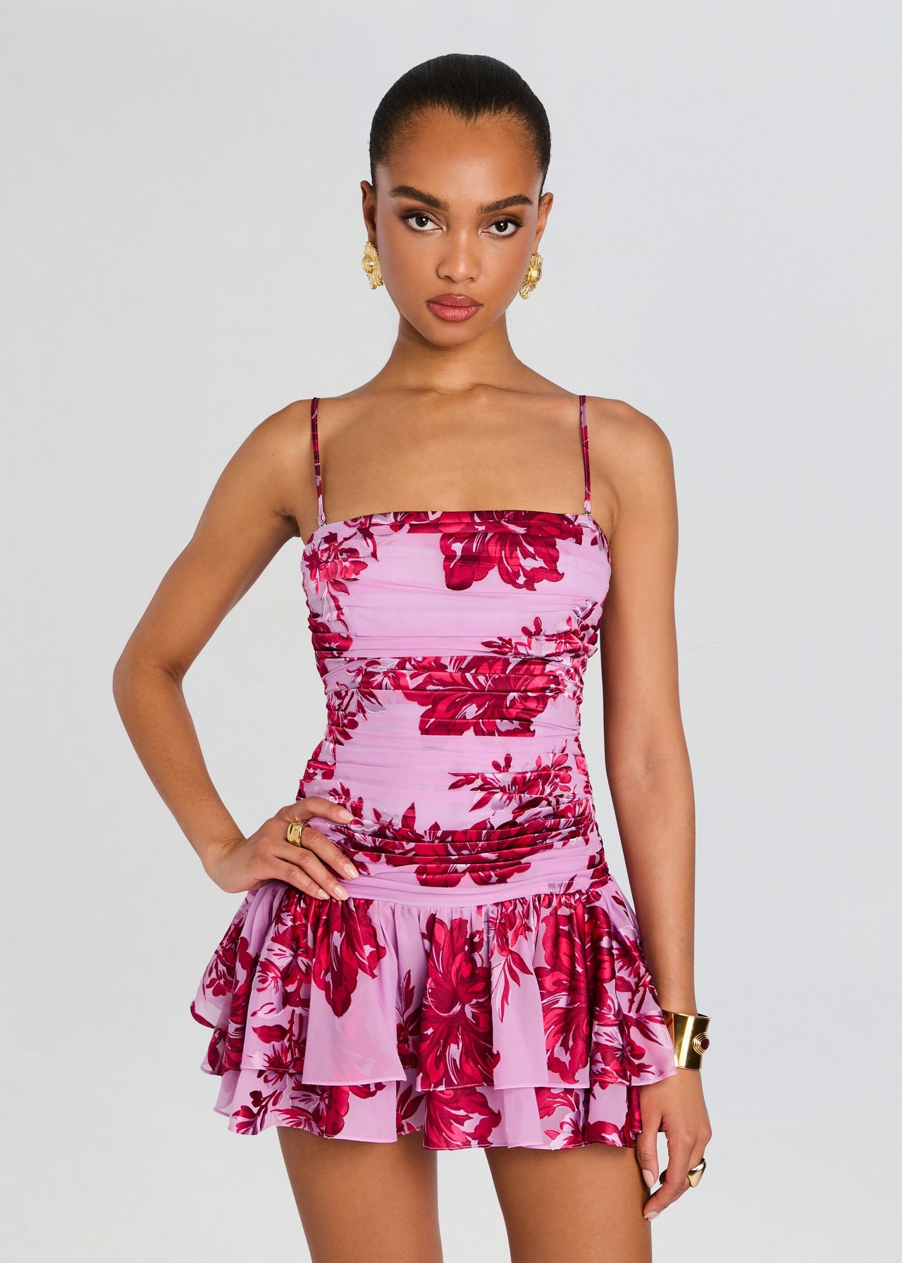 anouk tank midi dress Retrofete Anouk Dress in Lavender