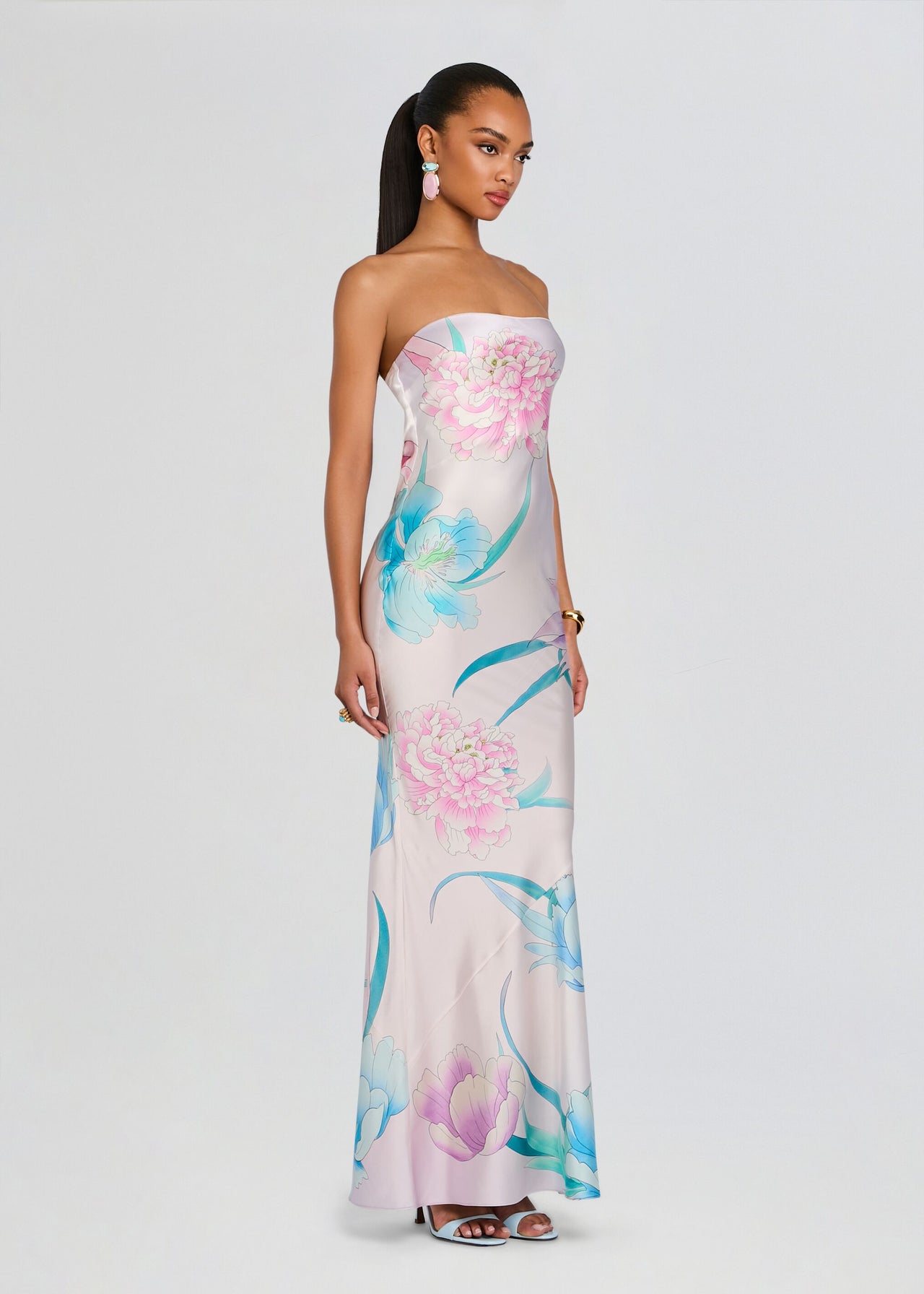retrofete Keaton Maxi Dress in Rose - size XXS