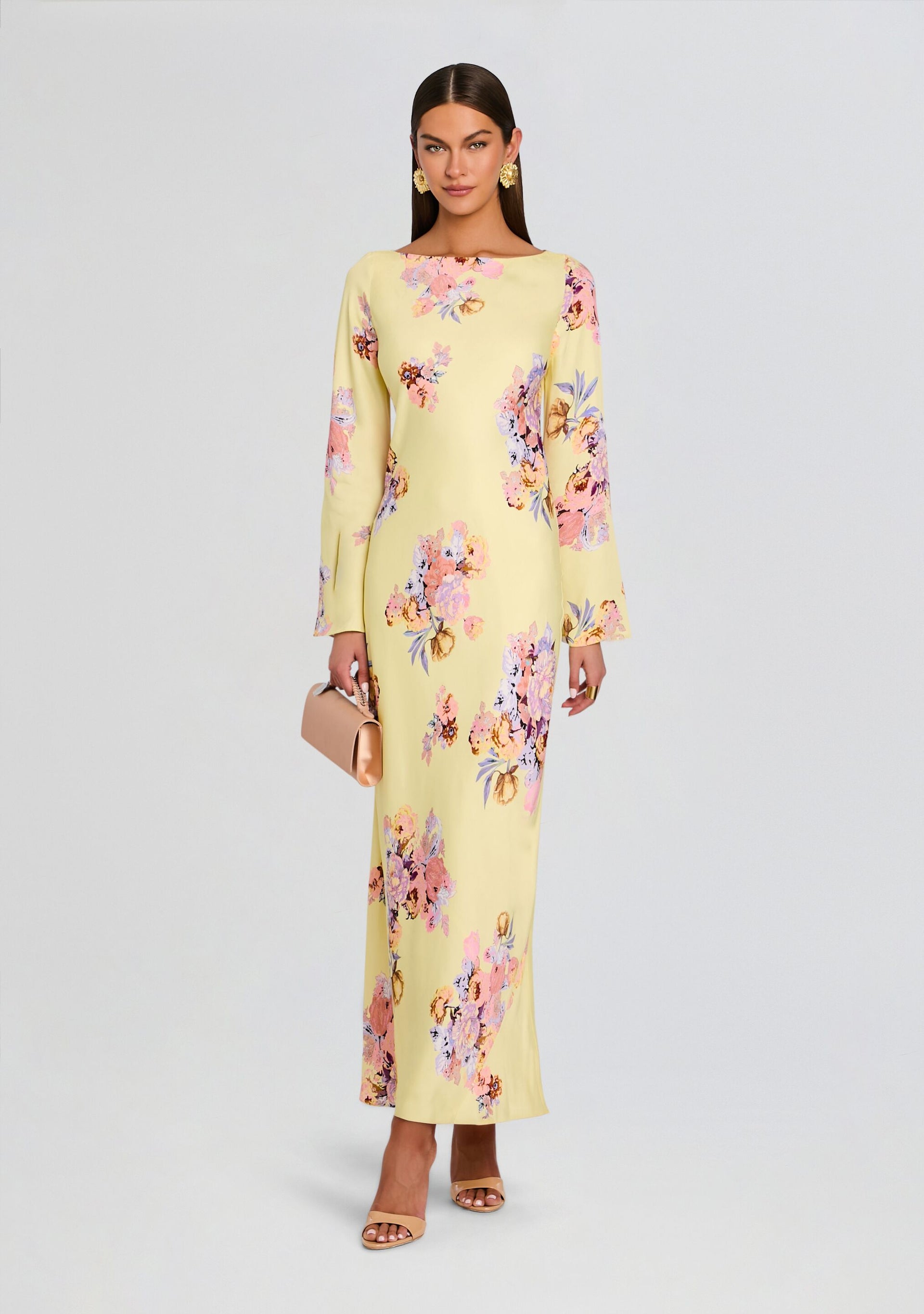 HEMANT & NANDITA - Kysha Long Bias Dress