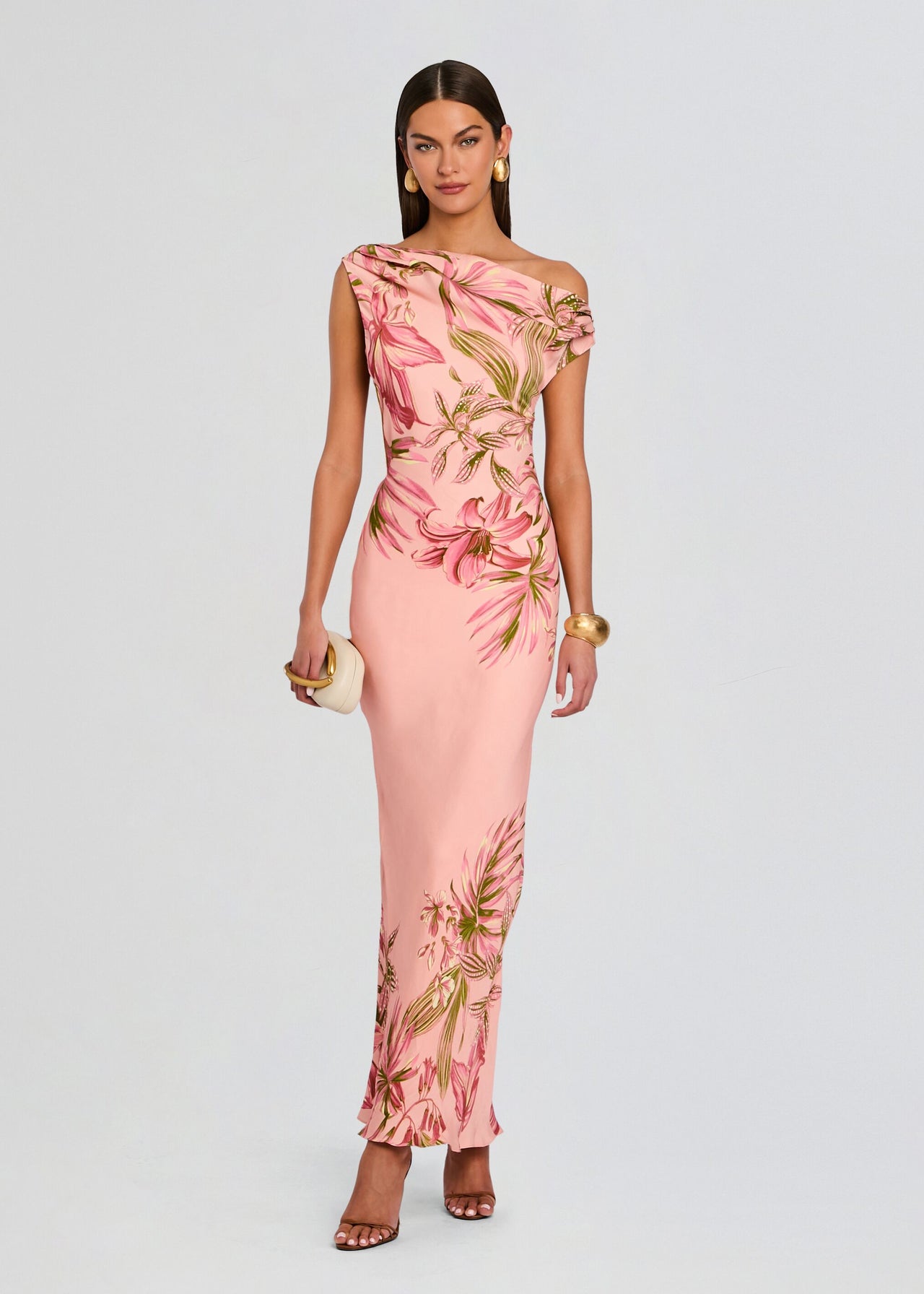 Cain One Shoulder Maxi Dress – Retrofete